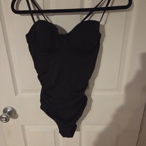 Black One-Piece Swimsuit